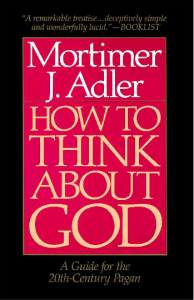 How to Think About God